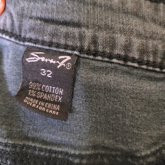 Seven7 Women Charcoal Black Jean Size 32 - Picture 8 of 8